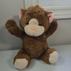 Vintage Mattel Emotions Plush Bear Brown 1986 Retro Toy Stuffed Animal
